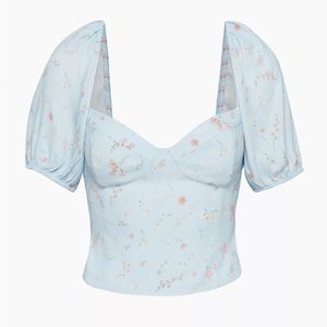 Aritzia Wilfred Novella Shortsleeve Blouse